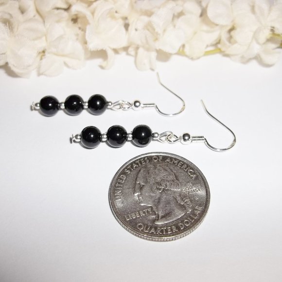 Basic Black Earrings Set Costume Jewelry NWT 5267 - Picture 5 of 8